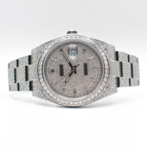 ROLEX DATEJUST 41 REF. 126300 "ICE" PAVE FULL SET (CUSTOM)