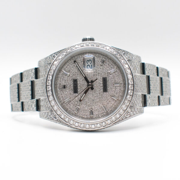 ROLEX DATEJUST 41 REF. 126300 "ICE" PAVE FULL SET (CUSTOM)