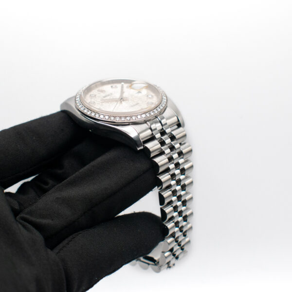 ROLEX DATEJUST 36 REF. 116244 JUBILEE FACTORY BEZEL FULL SET - Image 3