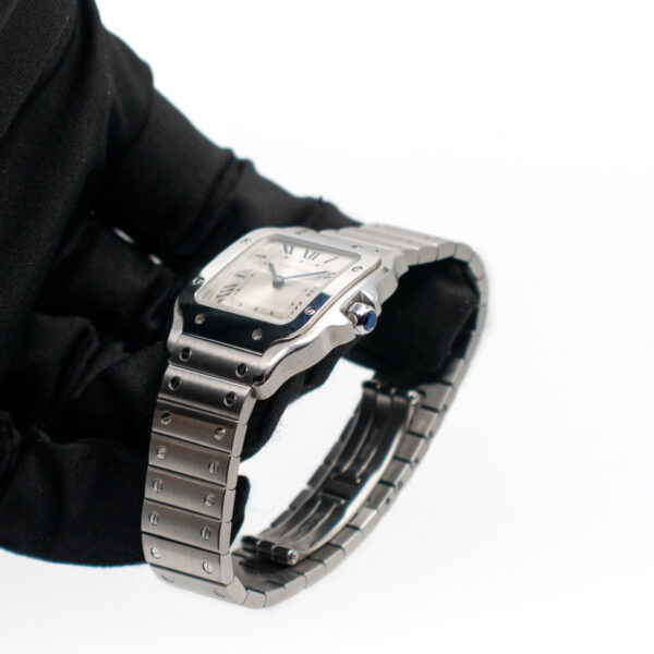 CARTIER SANTOS SMALL QUARTZ REF. WSSA0082 FULL SET - Image 4