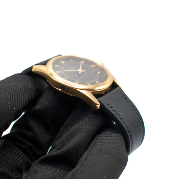 PATEK PHILIPPE CALATRAVA REF 5000J YELLOW GOLD BLACK DIAL FULL SET - Image 2