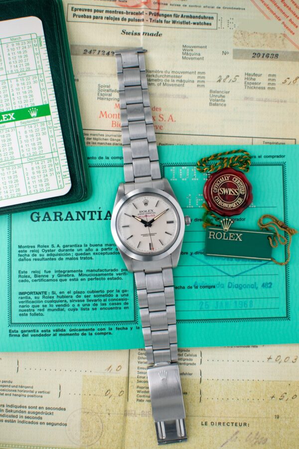 ROLEX MILGAUSS REF. 1019 SILVER DIAL FULL SET - Image 7