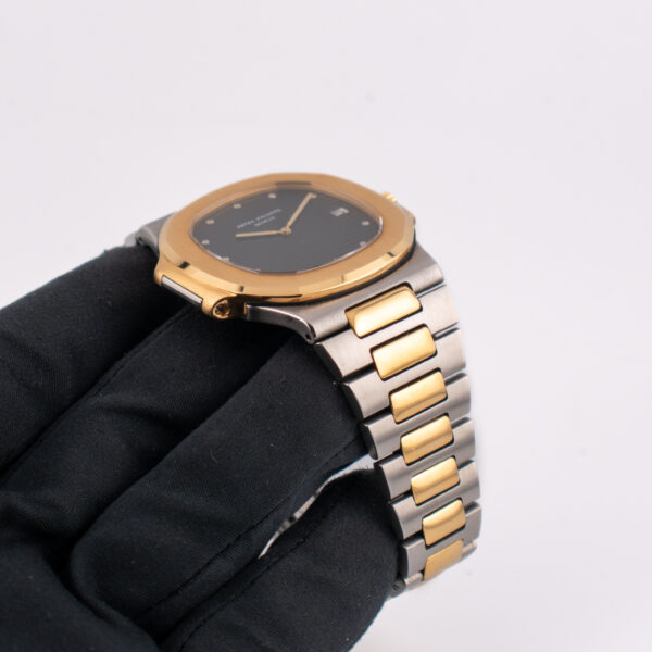 PATEK PHILIPPE NAUTILUS JUMBO REF. 3700 TWO TONE BLUE DIAMONDS DIAL - Image 3