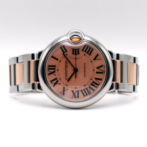 CARTIER BALLON BLEU MOP DIAL REF. W2BB0011 STEEL/ROSE GOLD FULL SET