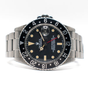 (VINTAGE) ROLEX GMT-MASTER REF. 1675 BLACK BEZEL OYSTER