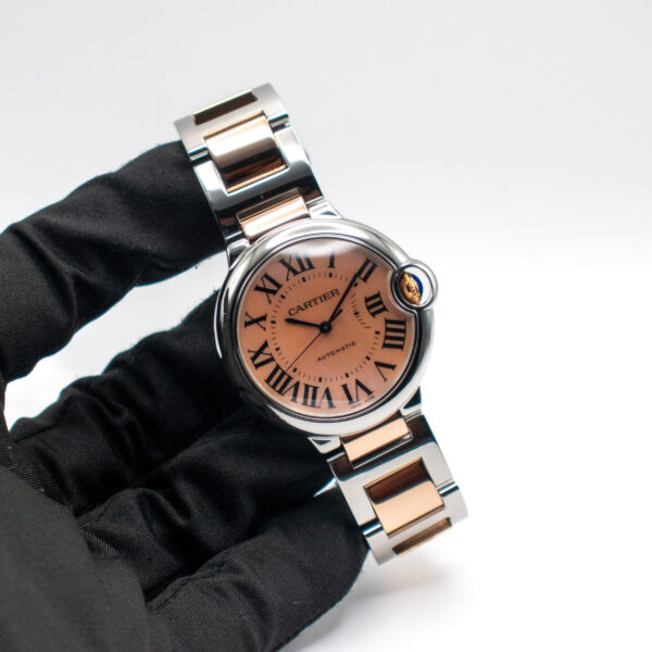 CARTIER BALLON BLEU MOP DIAL REF. W2BB0011 STEEL/ROSE GOLD FULL SET - Image 2
