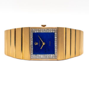 ROLEX QUEEN MIDAS REF. 4314 YELLOW GOLD 18K LAPIS-DIAMOND SET DIAL