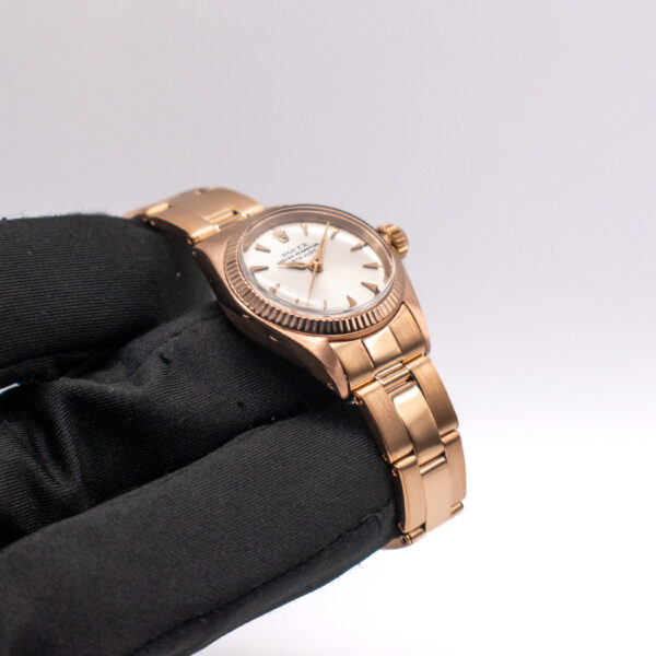 (VINTAGE) ROLEX LADY-DATEJUST 26 REF. 6619 ROSE GOLD - Image 3