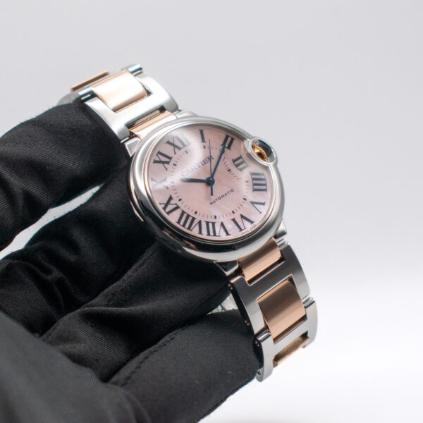 CARTIER BALLON BLEU MOP DIAL REF. W2BB0011 STEEL/ROSE GOLD FULL SET - Image 3