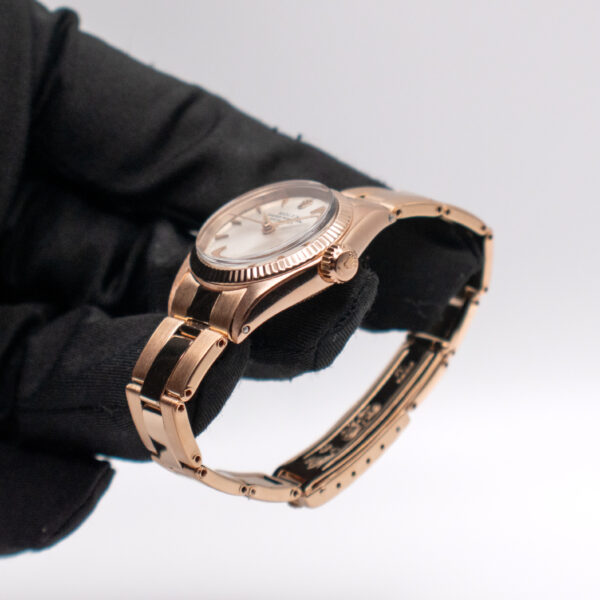 (VINTAGE) ROLEX LADY-DATEJUST 26 REF. 6619 ROSE GOLD - Image 4