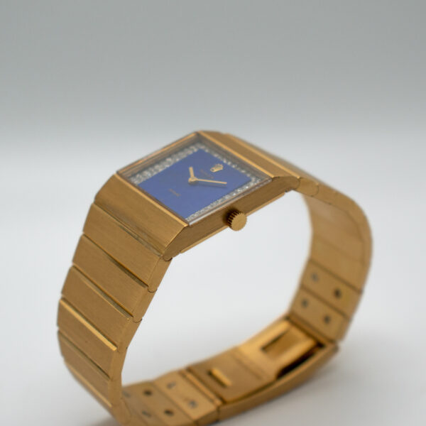 ROLEX QUEEN MIDAS REF. 4314 YELLOW GOLD 18K LAPIS-DIAMOND SET DIAL - Image 4