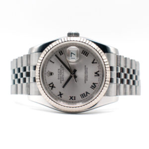 ROLEX DATEJUST 36 REF. 116234 SILVER DIAL JUBILEE FULL SET