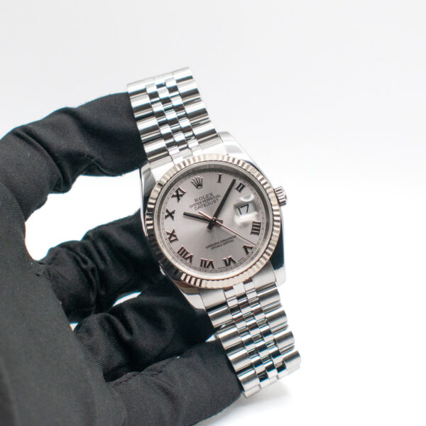 ROLEX DATEJUST 36 REF. 116234 SILVER DIAL JUBILEE FULL SET - Image 2