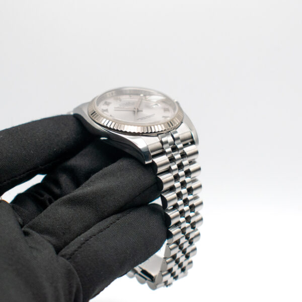 ROLEX DATEJUST 36 REF. 116234 SILVER DIAL JUBILEE FULL SET - Image 3