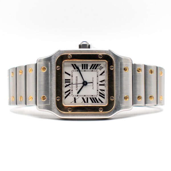 CARTIER SANTOS GALBEE REF. 2823 AUTOMATIC STEEL/GOLD FULL SET