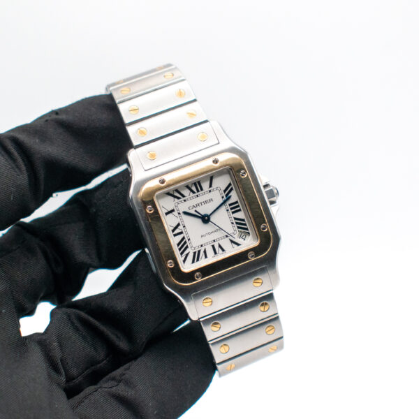 CARTIER SANTOS GALBEE REF. 2823 AUTOMATIC STEEL/GOLD FULL SET - Image 2