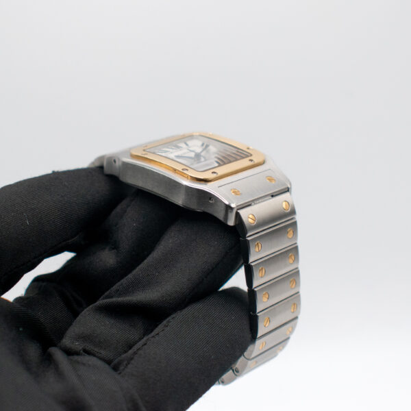 CARTIER SANTOS GALBEE REF. 2823 AUTOMATIC STEEL/GOLD FULL SET - Image 3