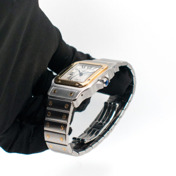 CARTIER SANTOS GALBEE REF. 2823 AUTOMATIC STEEL/GOLD FULL SET - Image 4