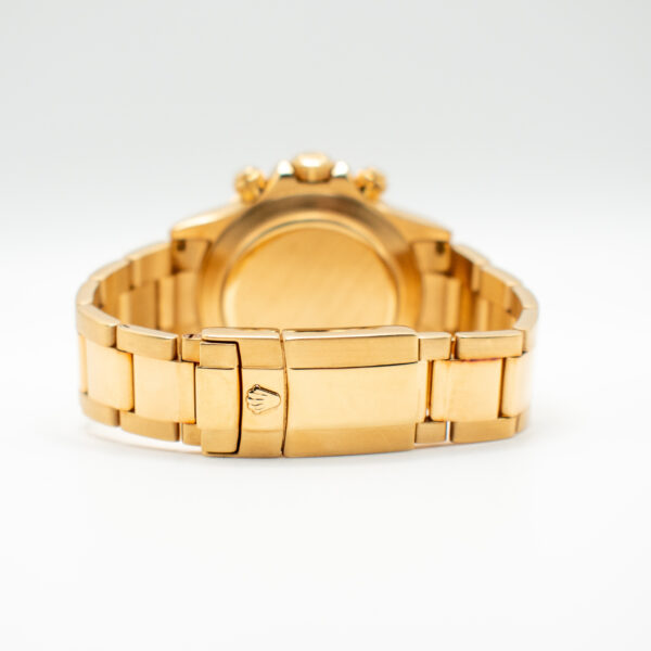ROLEX DAYTONA RAINBOW REF. 116528 YELLOW GOLD AFTERMARKET DIAMONDS - Image 4