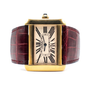 CARTIER TANK DIVAN XL REF. 2602 YELLOW GOLD 18K FULL SET