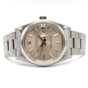 ROLEX OYSTER PERPETUAL DATE 34 REF. 15000 SILVER DIAL FULL SET