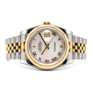 ROLEX DATEJUST 36 REF. 116233 STEEL/GOLD MOP DIAL FULL SET