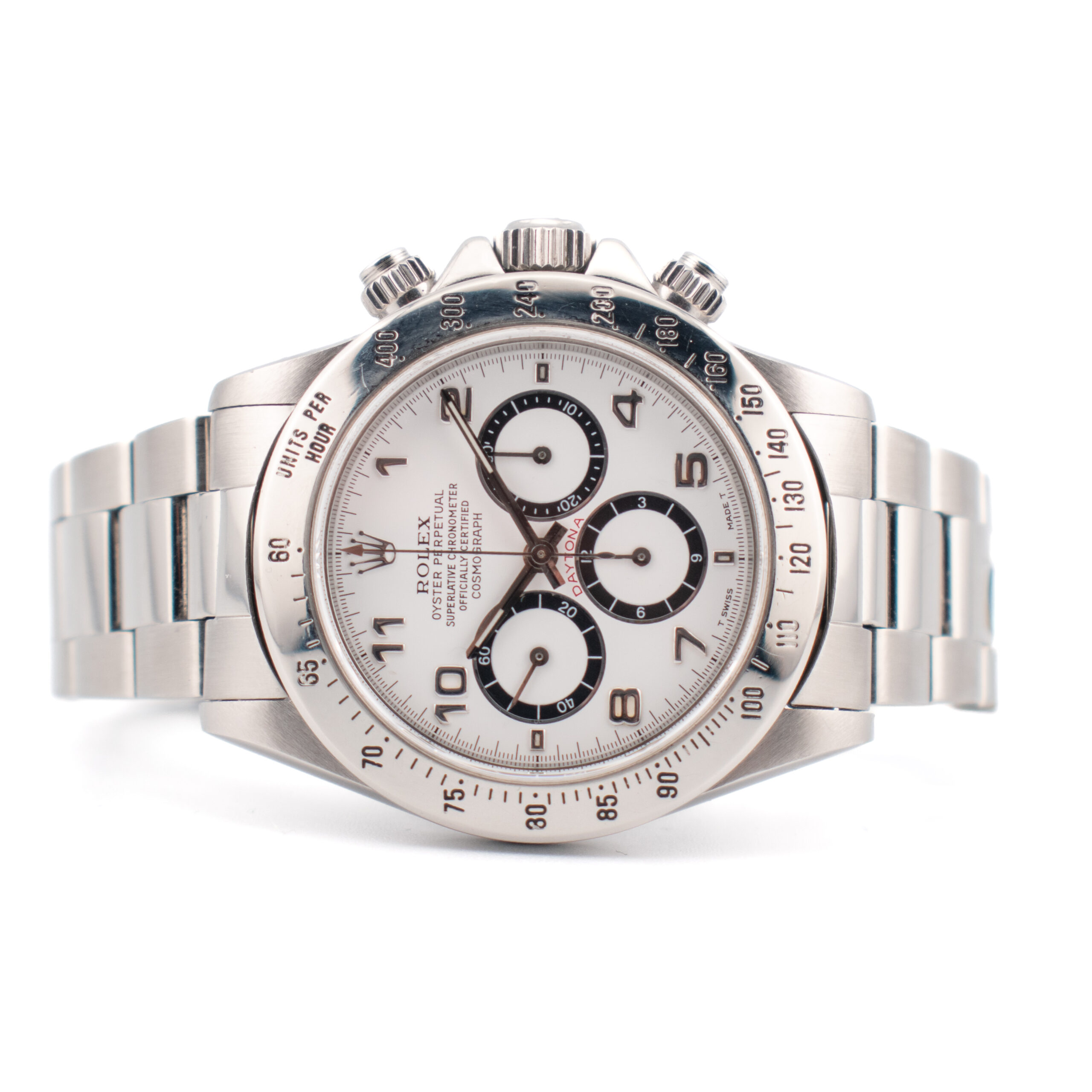 ROLEX DAYTONA ZENITH REF. 16520 PROTOTYPE ARABIC DIAL FULL SET