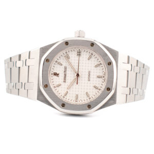 AUDEMARS PIGUET ROYAL OAK REF. 14790ST WHITE DIAL FULL SET