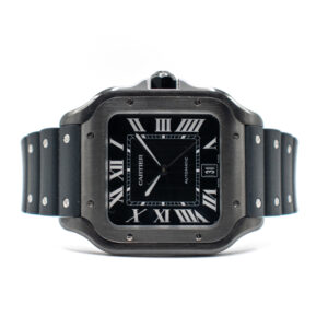 CARTIER SANTOS BLACK ADLC REF. WSSA0039 FULL SET
