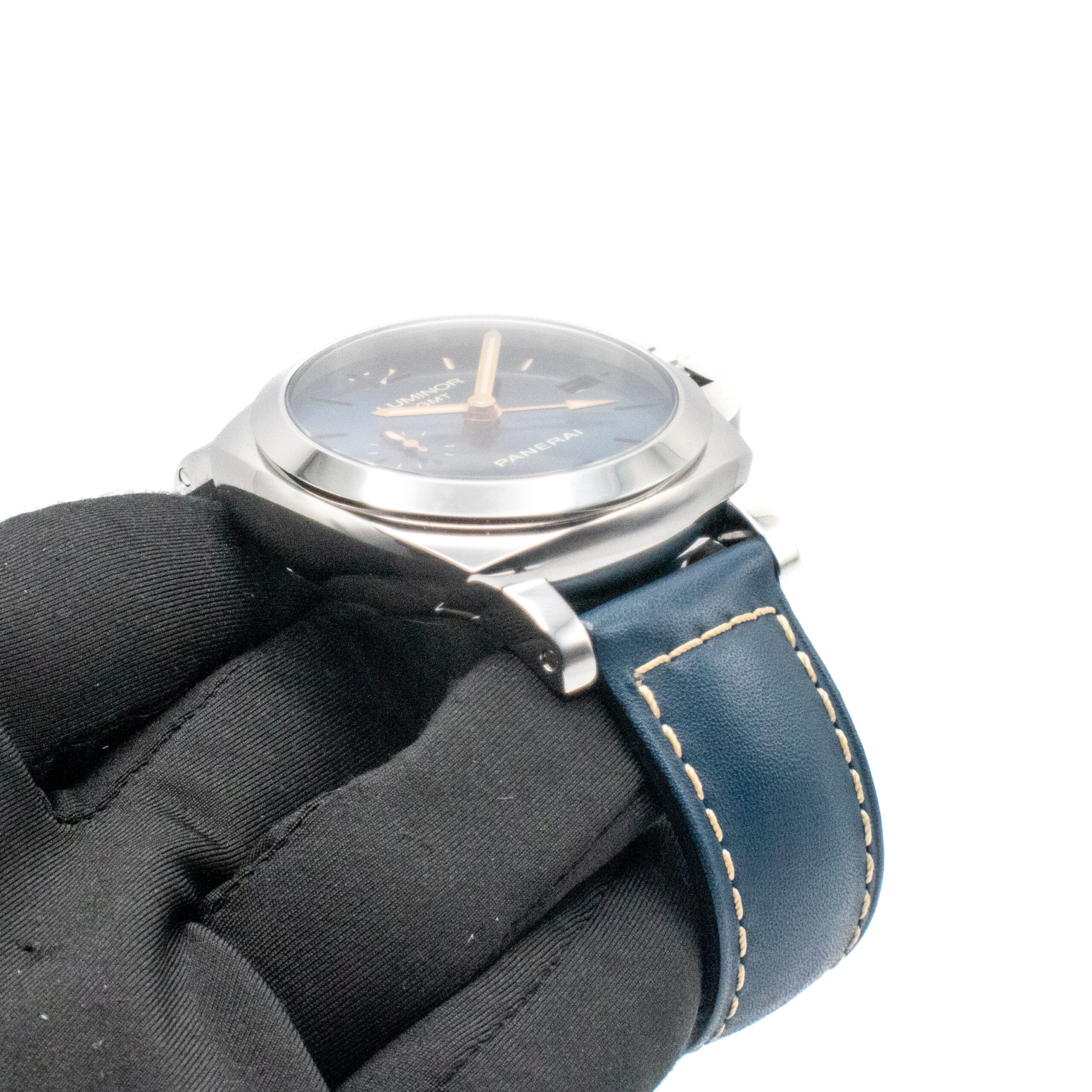 PANERAI LUMINOR GMT REF. PAM00688 BLUE BOUTIQUE FULL SET LIMITED EDITION - Image 3