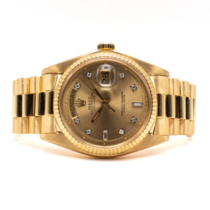 ROLEX DAY-DATE 36 REF. 1803 YELLOW GOLD 18K DIAMONDS INDEX