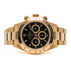 ROLEX DAYTONA ZENITH REF. 16528 "FLOATING DIAL" YELLOW GOLD FULL SET