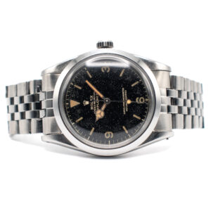ROLEX EXPLORER REF. 1016 "EXCLAMATION POINT" GILT DIAL FULL SET