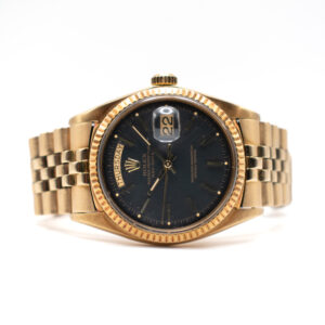 ROLEX DAY-DATE 36 REF. 1803 YELLOW GOLD JUBILEE BLACK MATTE