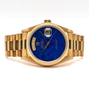 ROLEX DAY-DATE 36 YELLOW GOLD REF. 18038 ORIGINAL LAPIS DIAL