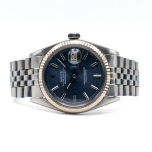 ROLEX DATEJUST 36 REF. 1601 "WIDE BOY" BLUE DIAL JUBILEE
