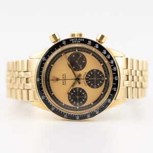 (VINTAGE) EXTREMELY RARE ROLEX DAYTONA PAUL NEWMAN REF. 6264 14K YELLOW GOLD