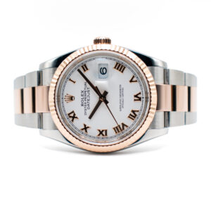 ROLEX DATEJUST 36 REF. 126231 STEEL/ROSE GOLD FULL SET